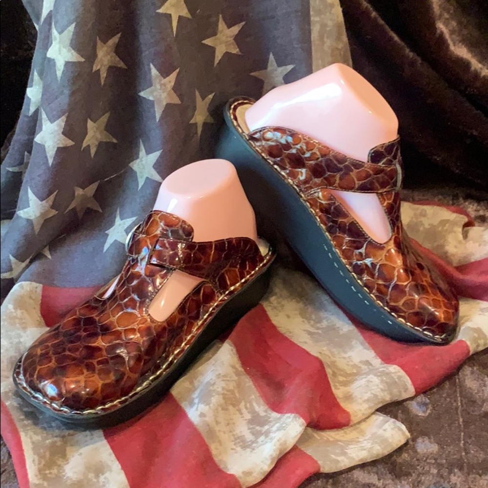 💥Algeria Brown Leather Classic Clog Sz 38 (8)💥